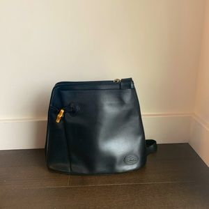 Longchamp black leather bag